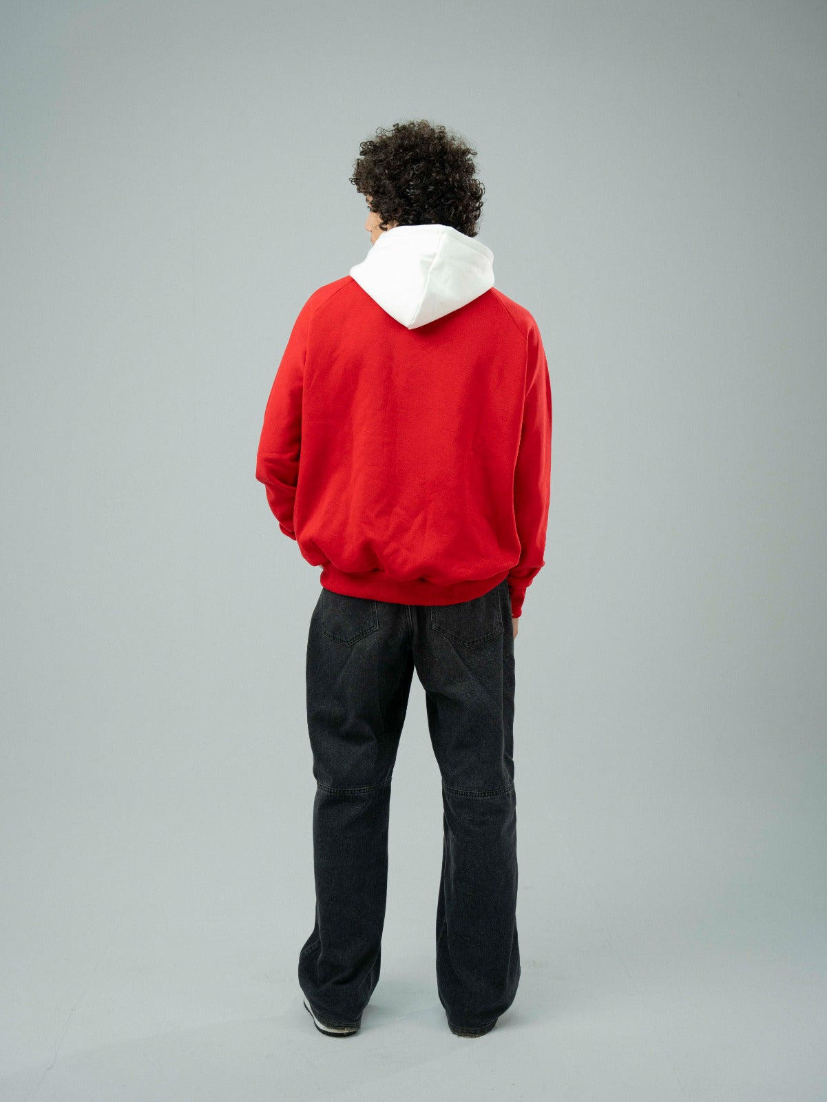 Red Plain Hoodie