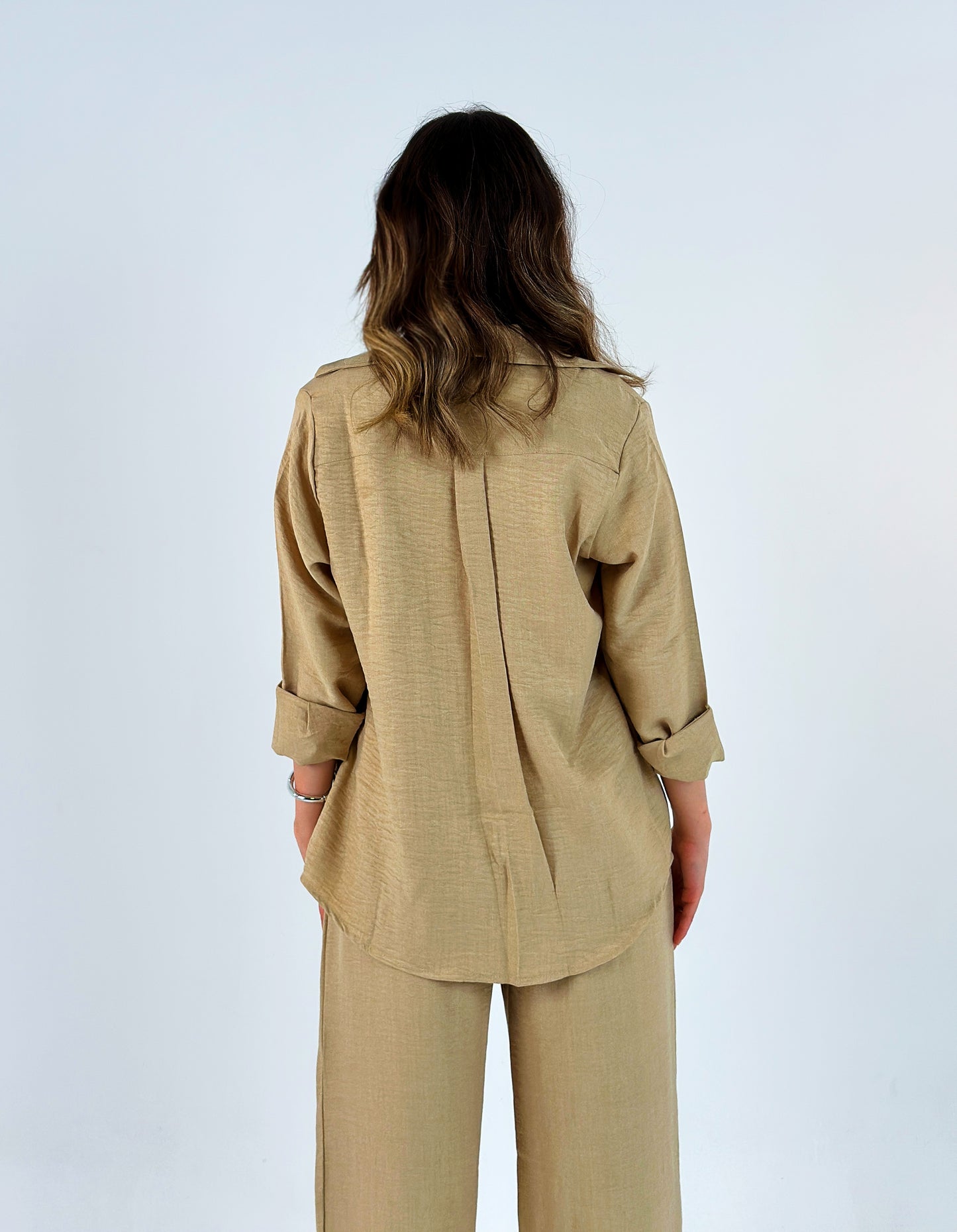 Beige Linen Set