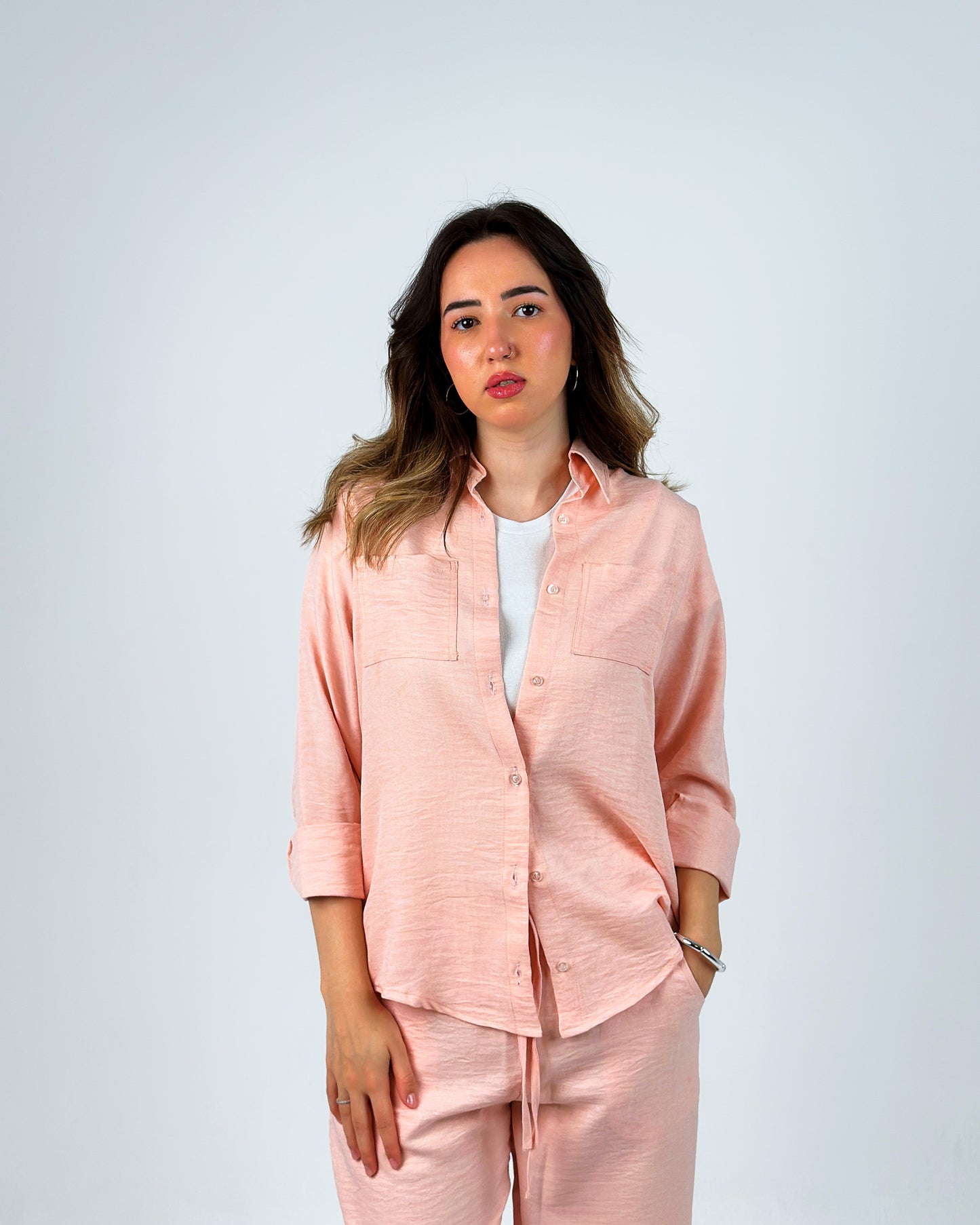 Pink Linen Set