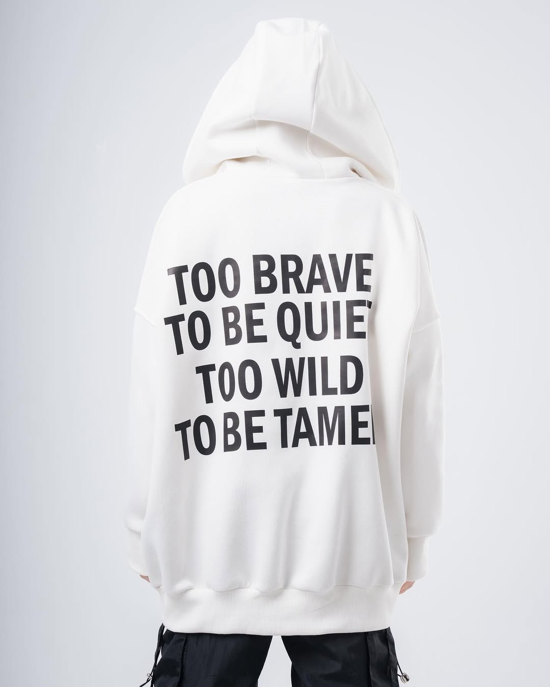 Too brave to be quiet too wild to be tamed sweatshirt