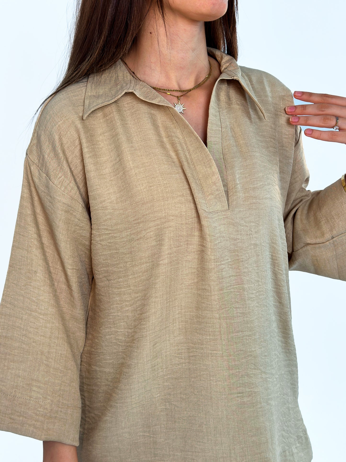 Beige Blouse