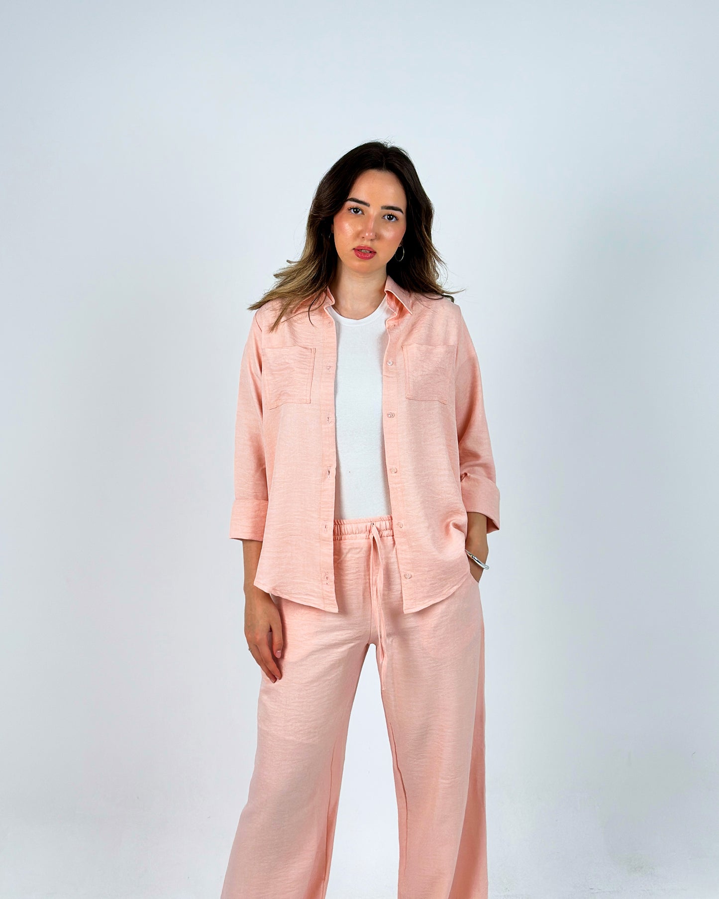 Pink Linen Set